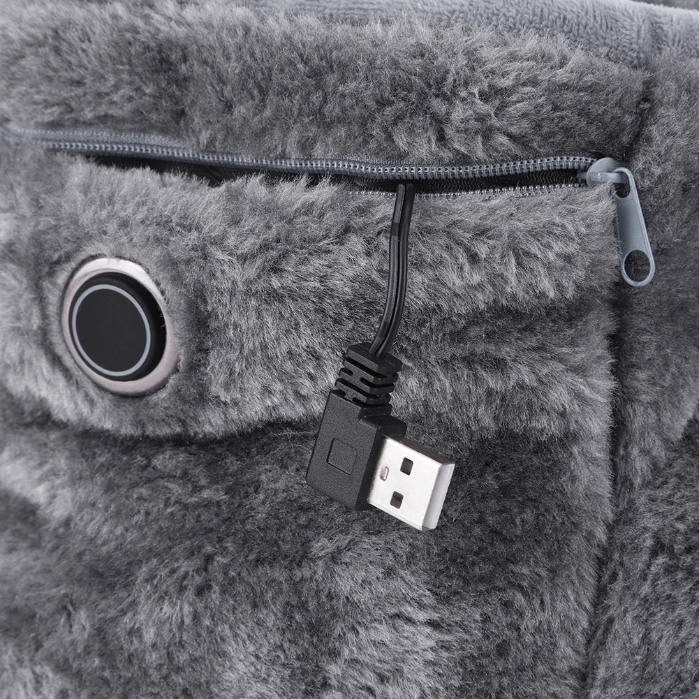 Elektriske USB-sokker med plysfor - WarmFeet
