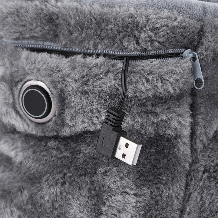 Elektriske USB-sokker med plysfor - WarmFeet