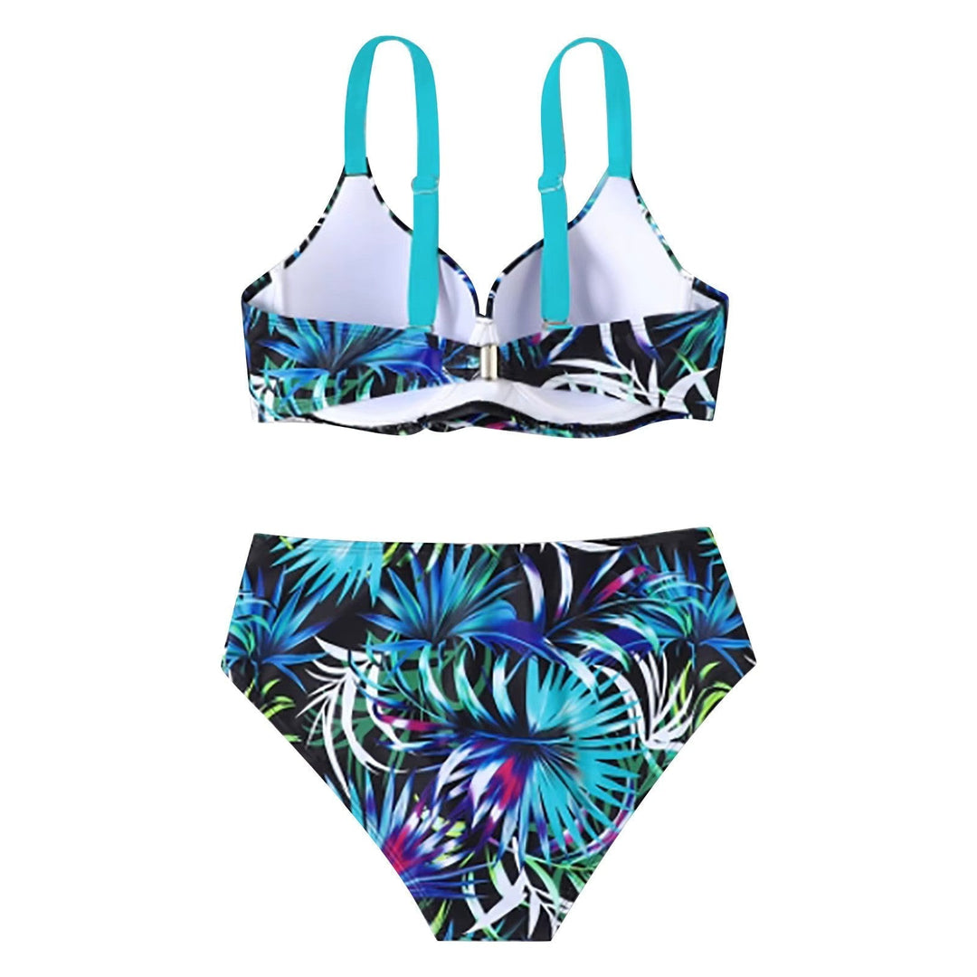 Trendy bikinisæt med høj talje – Selina