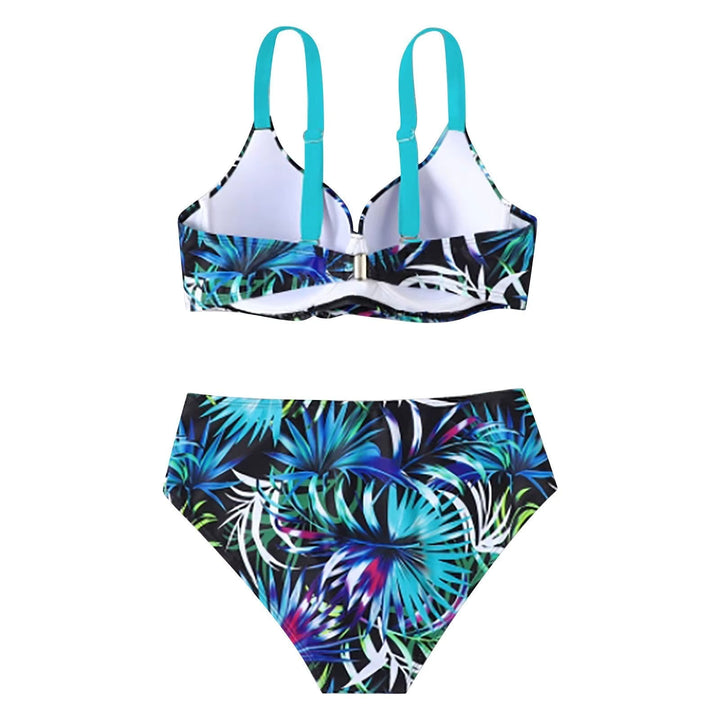 Trendy bikinisæt med høj talje – Selina