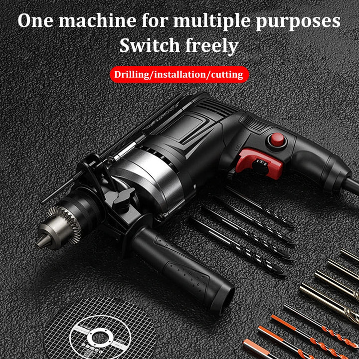 780W Elektrisk Hammer & Boremaskine med Variabel Hastighed – DrillForce