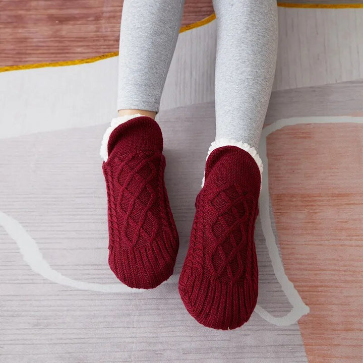 Fortykkede kashmir-tøfler - CozySteps