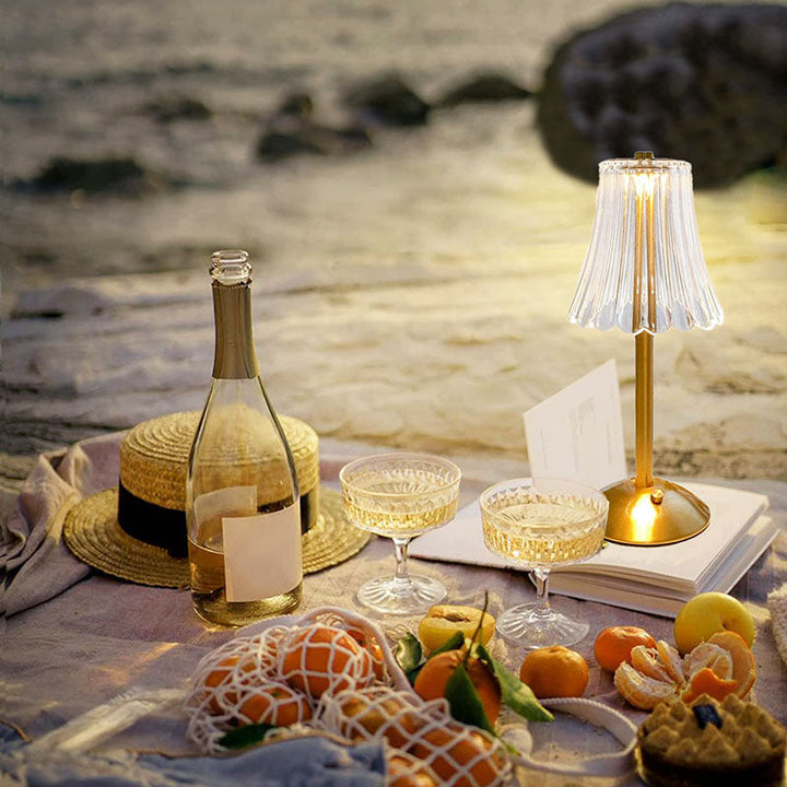 LED retro bordlampe USB-genopladelig - BrillianceGlow