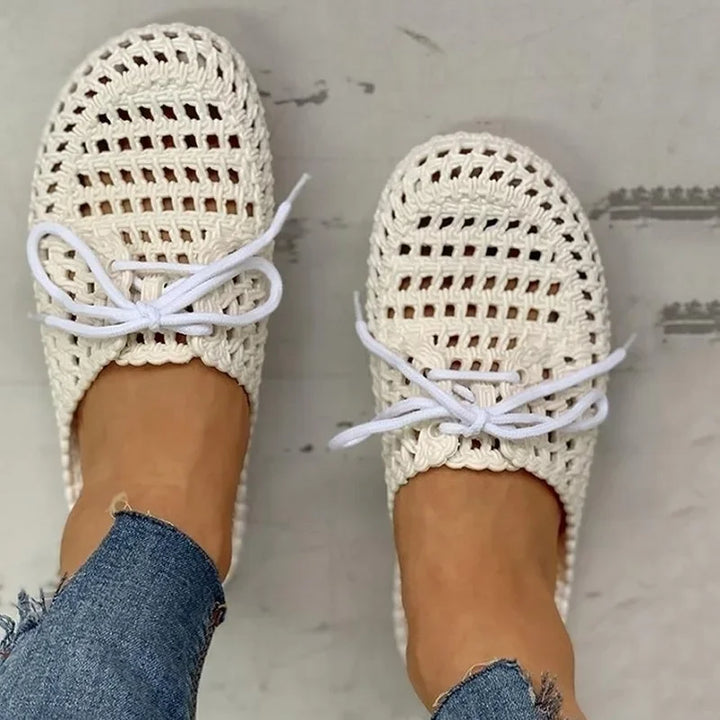 Åndbare outdoor-loafers til damer med åben tå – Linaya