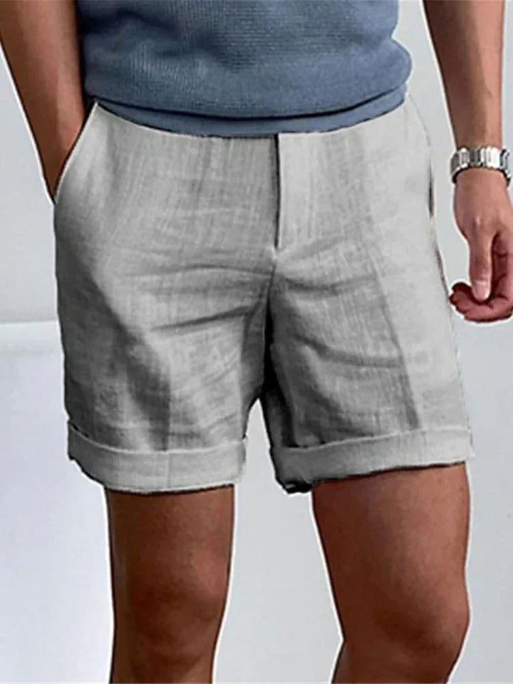 Lette herreshorts i hør med afslappet pasform – Jorin