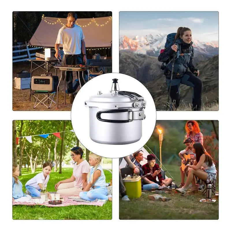 Camping trykkogekar i aluminiumlegering, bærbart udendørs køkkenudstyr – TrailMate