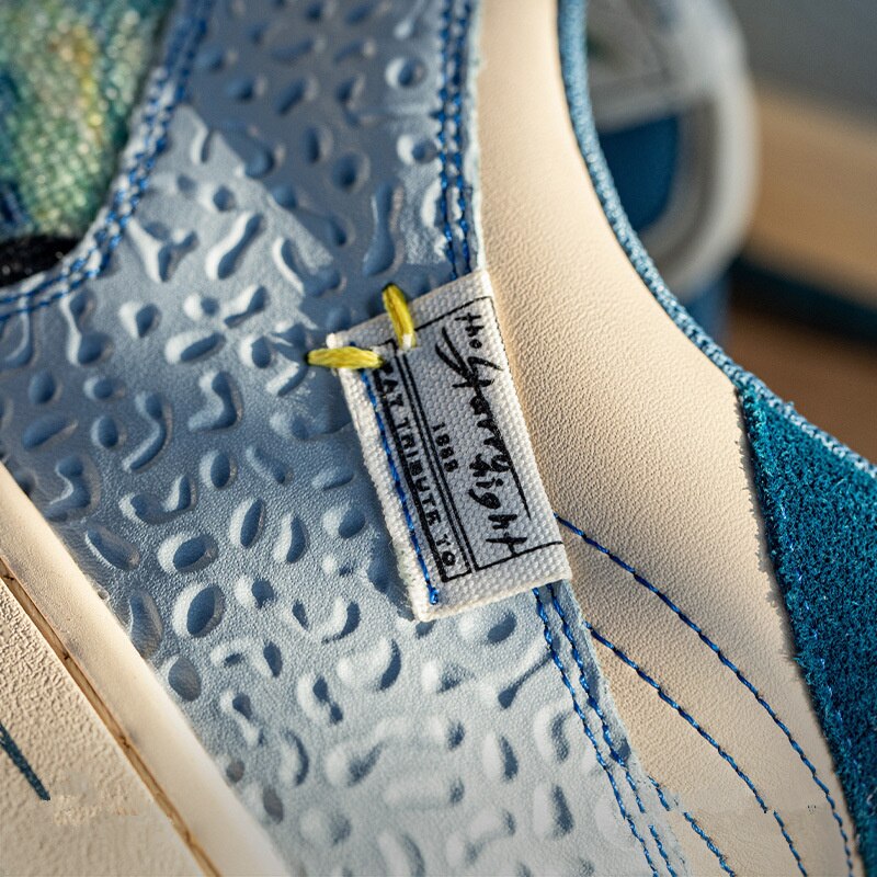 Kunstneriske unisex-sneakers med stjernehimmel-design og komfortsål – Lior