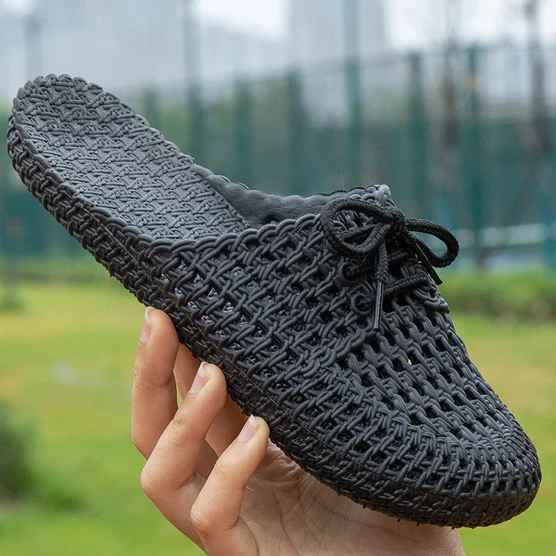 Åndbare outdoor-loafers til damer med åben tå – Linaya