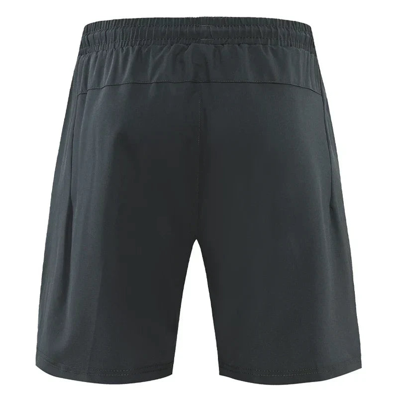 Sportslige og stilfulde slim-fit træningsshorts med lynlåslommer – Kian
