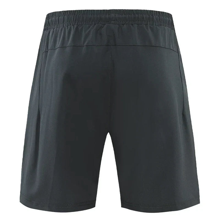 Sportslige og stilfulde slim-fit træningsshorts med lynlåslommer – Kian