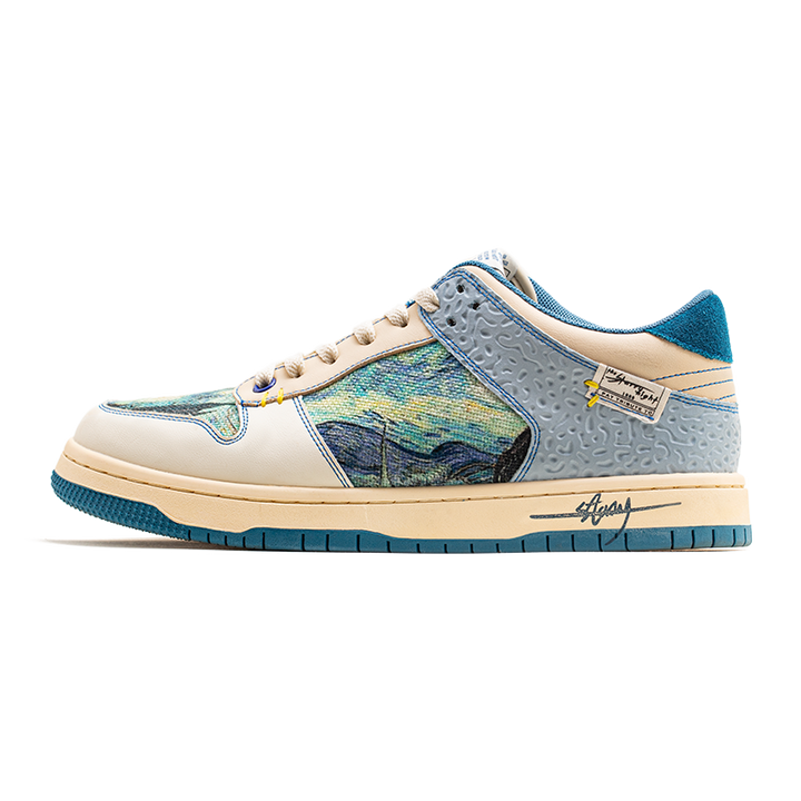Kunstneriske unisex-sneakers med stjernehimmel-design og komfortsål – Lior
