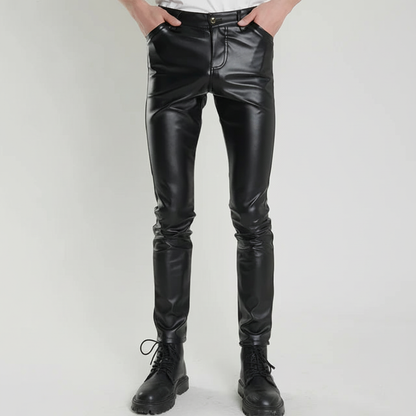 Skinny Fit Lederhose -  Heinrich