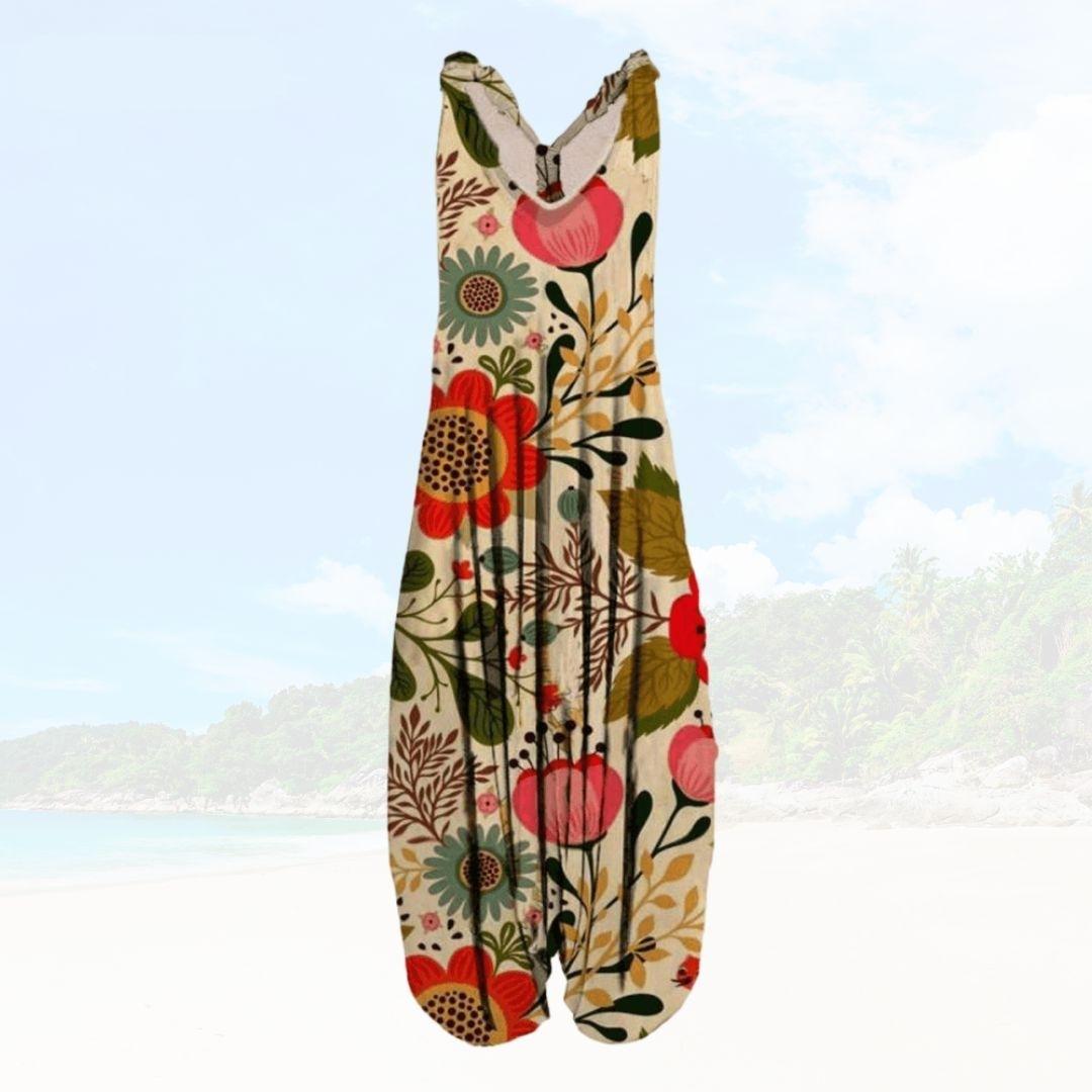Sommer Jumpsuit til Damer med Løs Pasform – Elenya