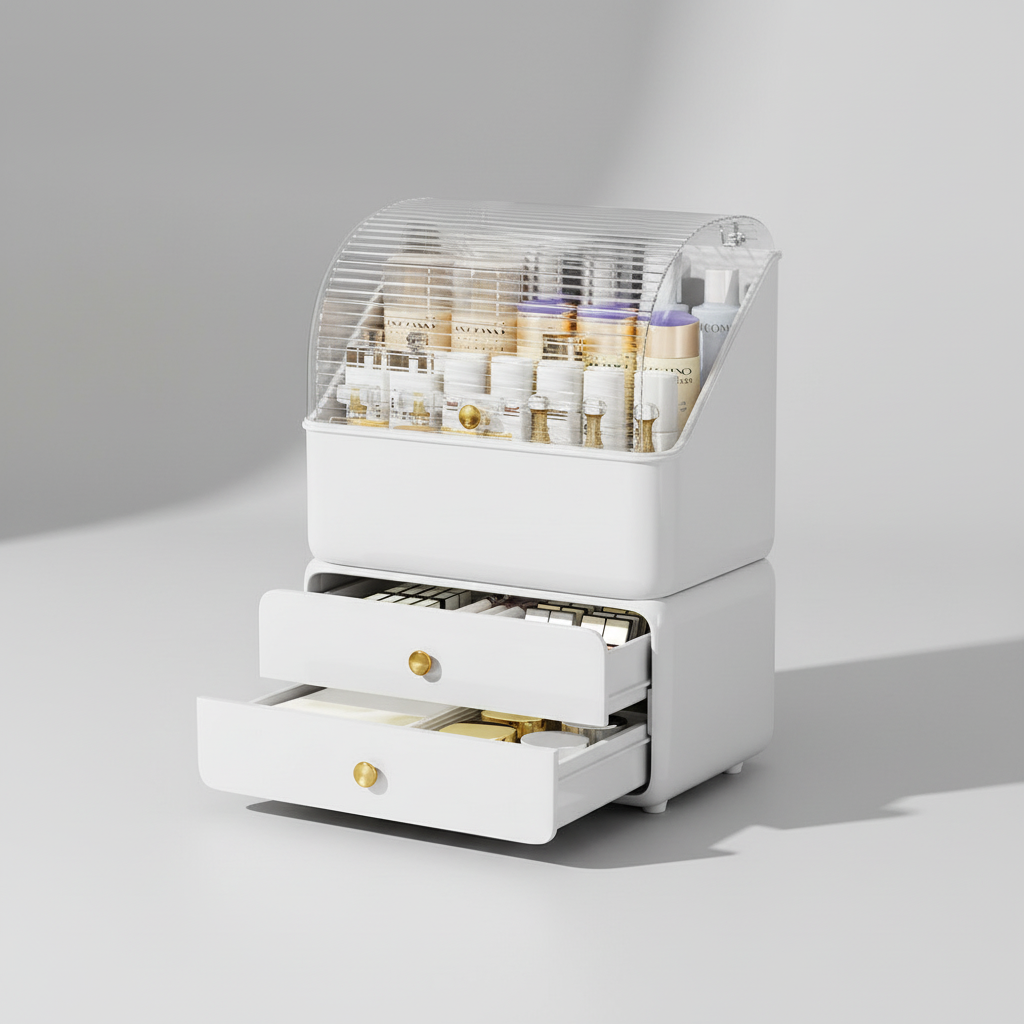 Staubdichte Kosmetik Organizerbox - Gleamette