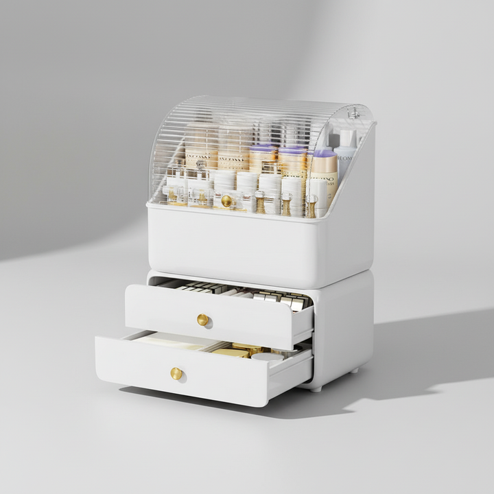Staubdichte Kosmetik Organizerbox - Gleamette