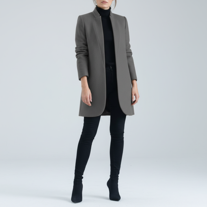 Stehkragen Mantel -  Valentina