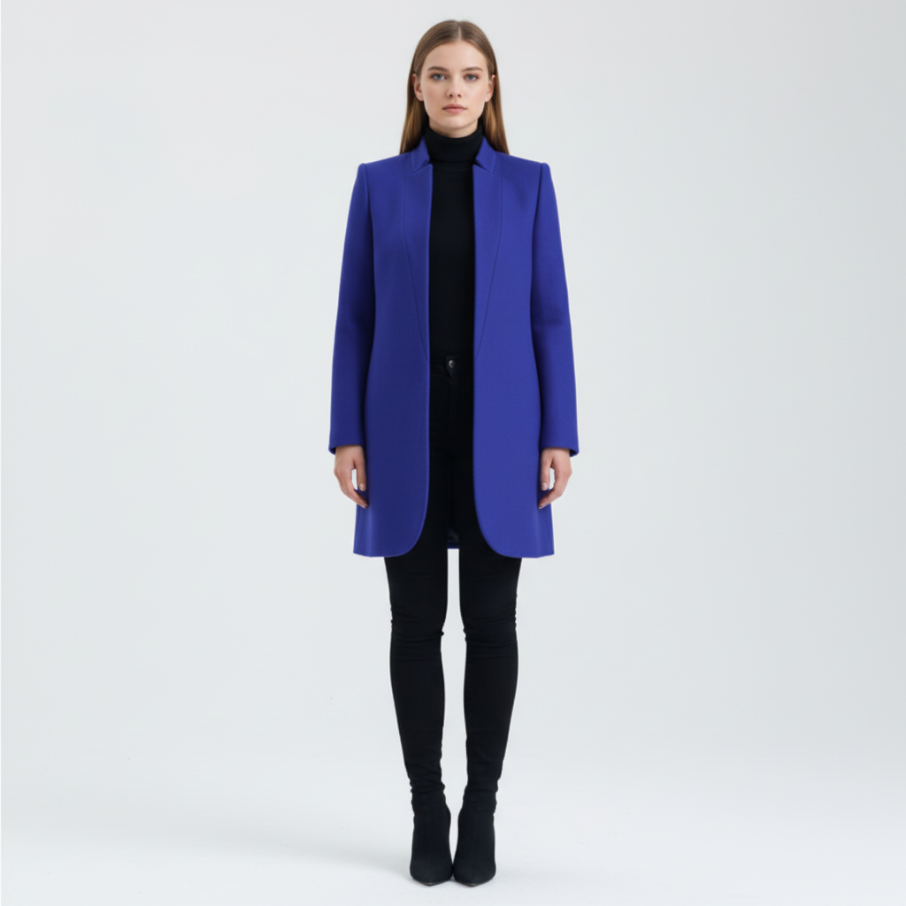 Stehkragen Mantel -  Valentina