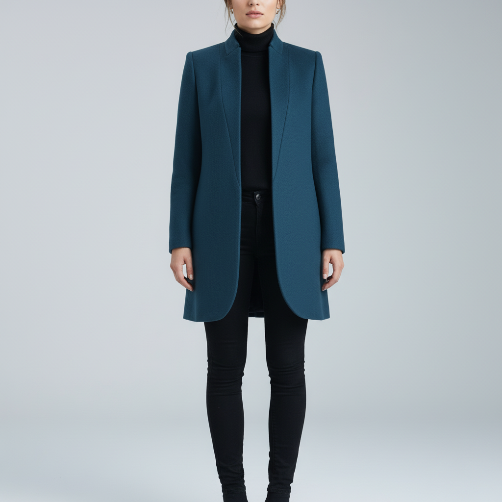 Stehkragen Mantel -  Valentina