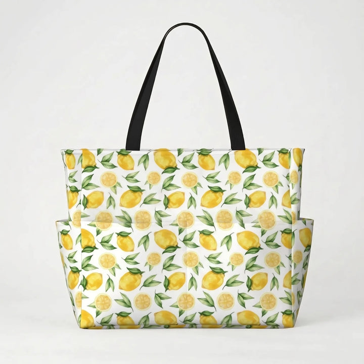 Stor Strandtaske Med Print - Zestira