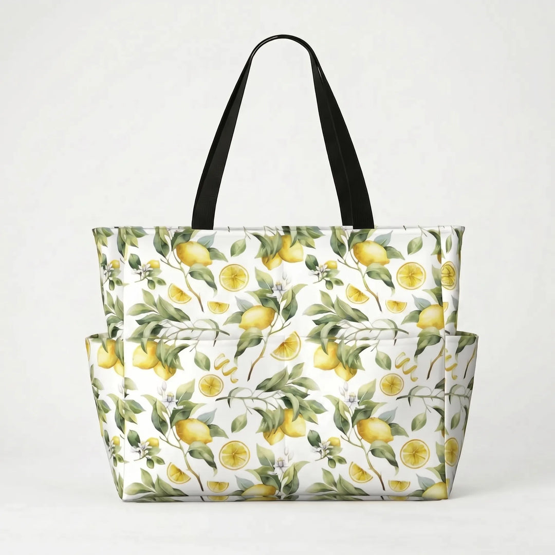Stor Strandtaske Med Print - Zestira