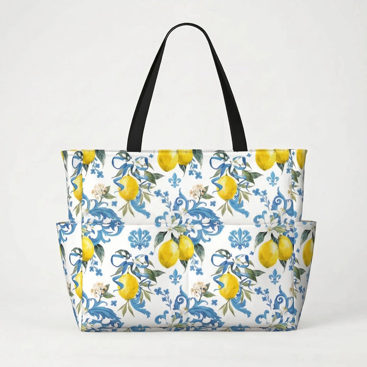 Stor Strandtaske Med Print - Zestira