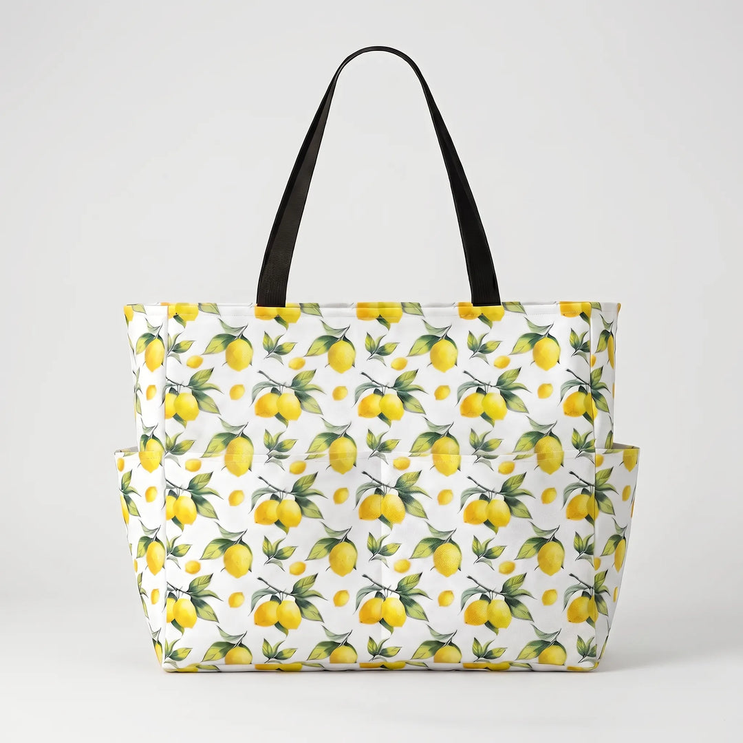Stor Strandtaske Med Print - Zestira