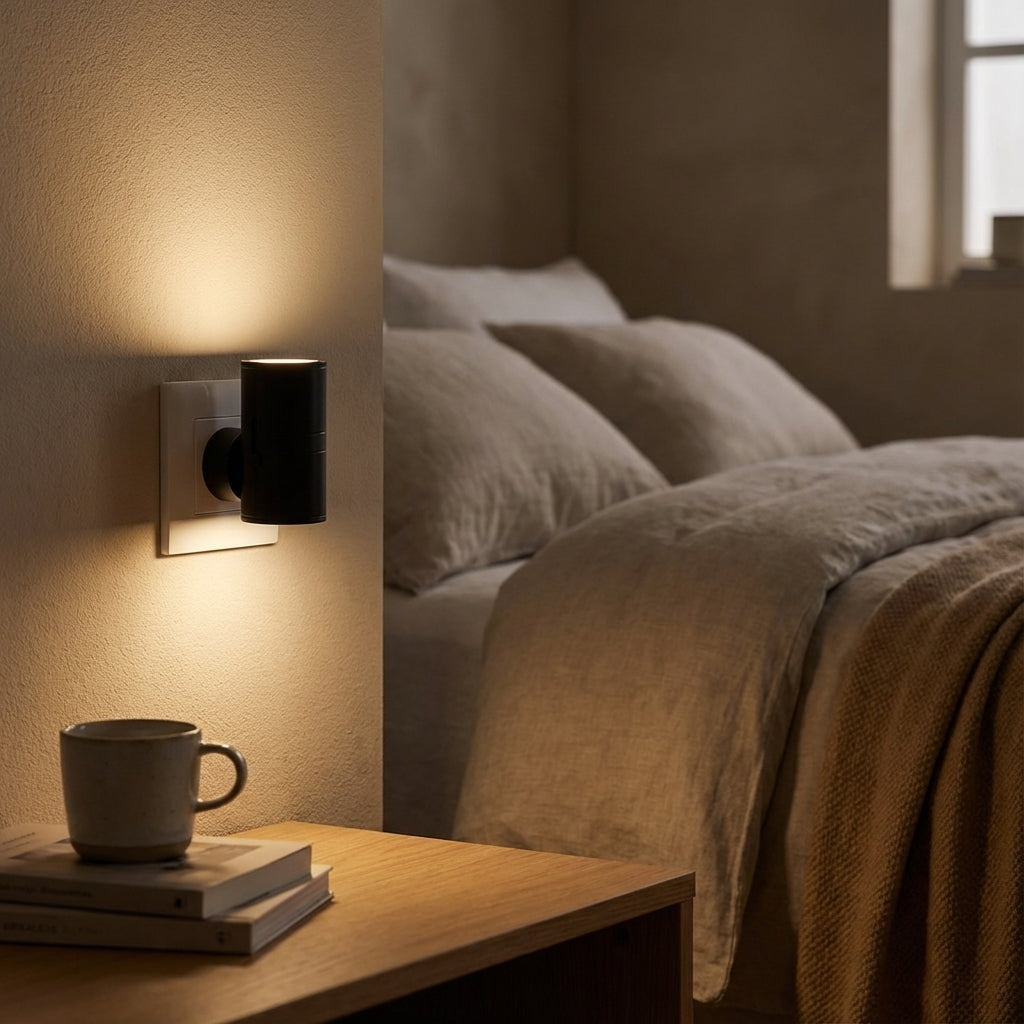 Subtle Wall Mounted Plug Light -  Noctiflow