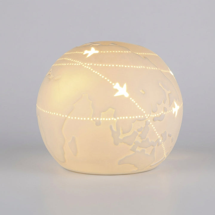 Table Lamp With Globe Motif -  Aerolume