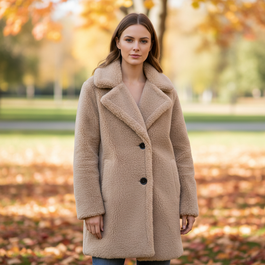 Teddy-Mantel Für Damen -  Rita