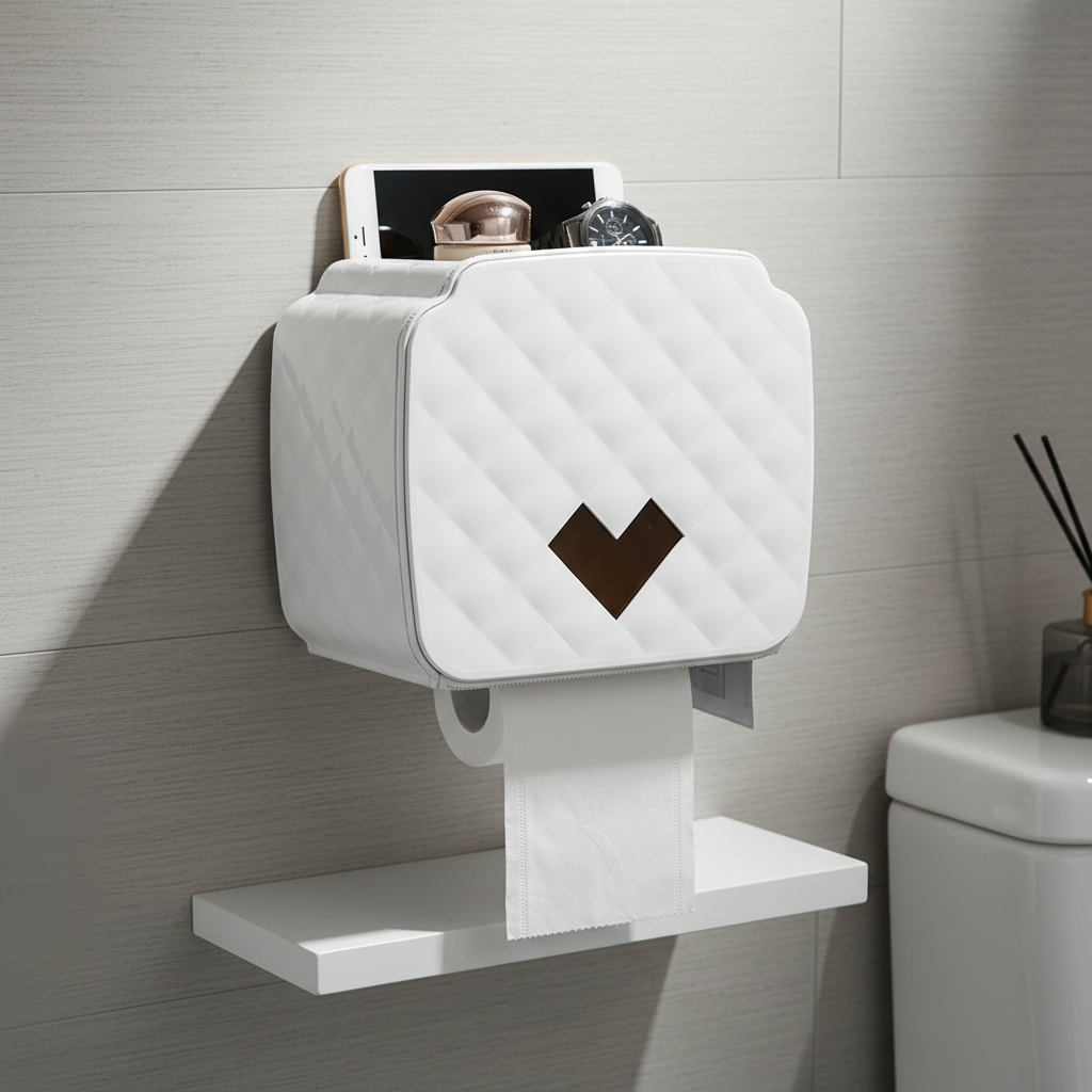 Toilettenpapierspender Mit Ablage - SafeRoller