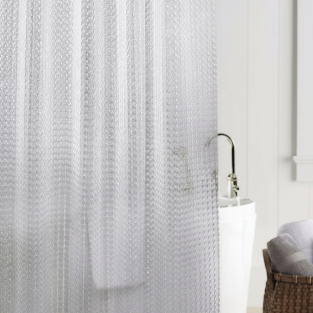 Transparenter Duschvorhang EVA - LumiCurtain