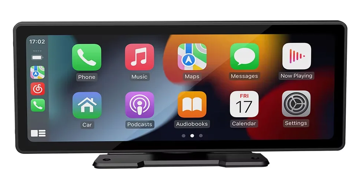 Universal 10,26-tommer (26,06 cm) bilmultimediaafspiller med trådløs CarPlay og Android Auto