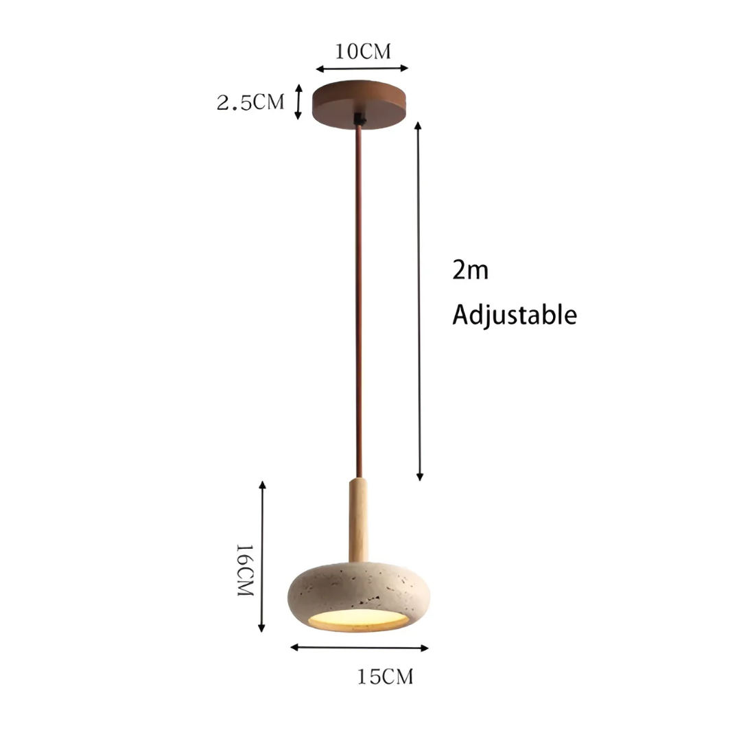 LED Retro japansk loftlampe - TranquilHalo