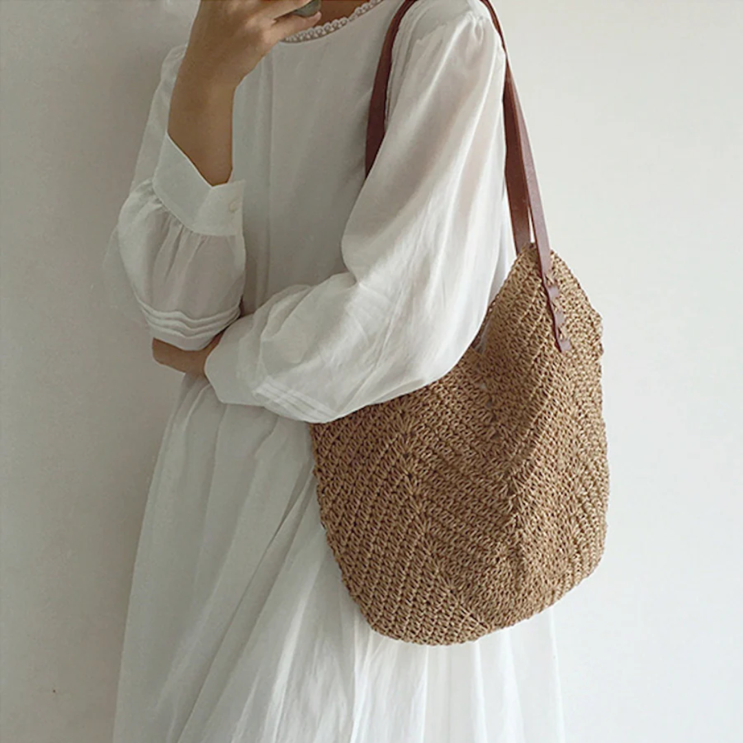 Stilfuld skuldertaske til damer - BreezeWoven