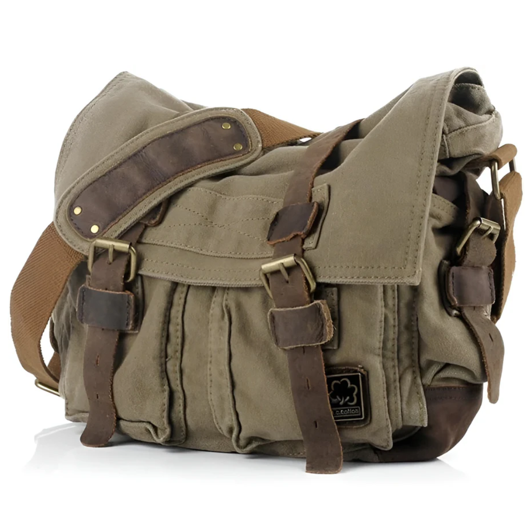 Rummelig herre canvas crossbodytaske - UrbanTrail
