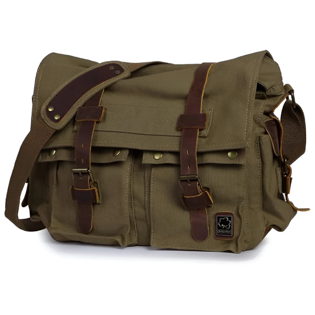 Rummelig herre canvas crossbodytaske - UrbanTrail