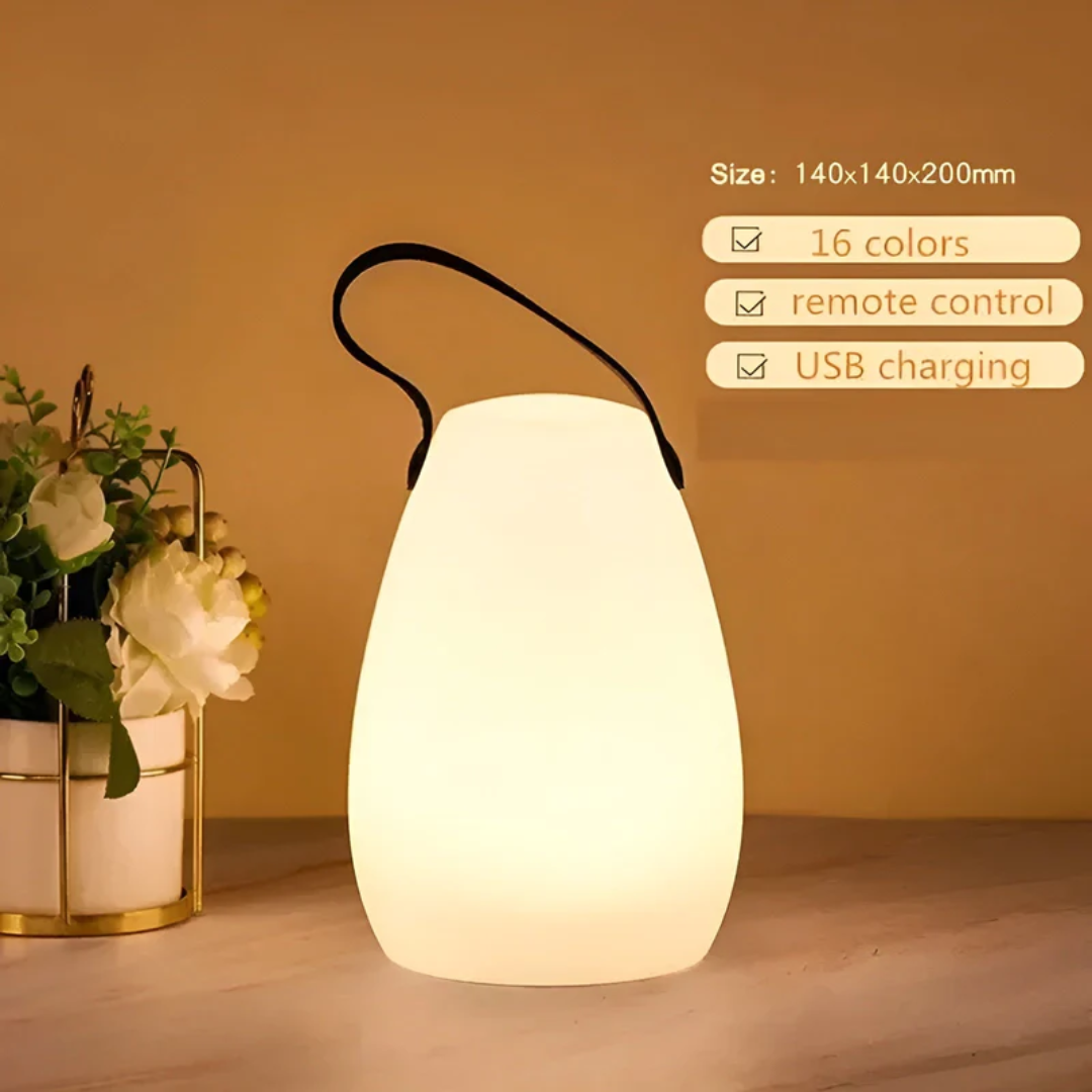 Bærbar Vandtæt Trådløs Bordlampe - RadianceFlex
