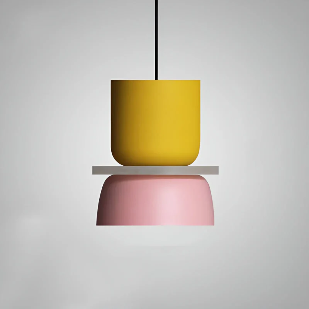 Farverig og trendy macaron LED-hængelampe - VividGlow