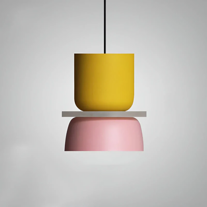Farverig og trendy macaron LED-hængelampe - VividGlow