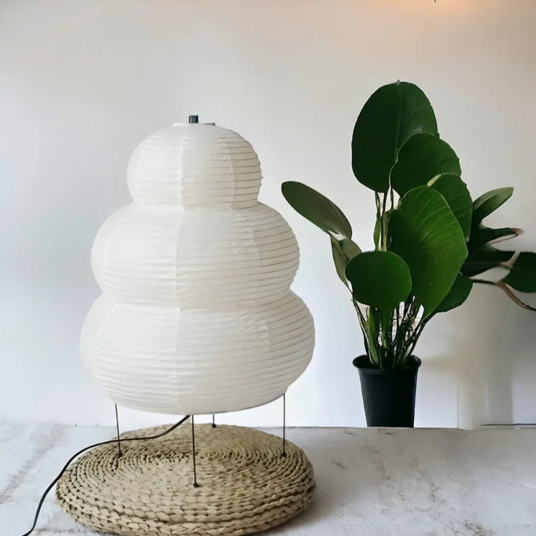 Japansk Wabi-Sabi Gulvlampe - SereneAura