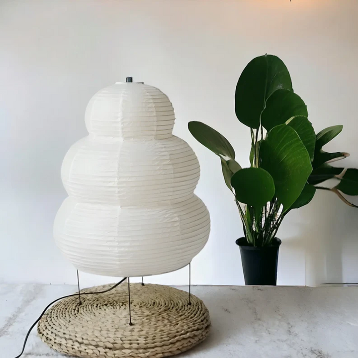 Japansk Wabi-Sabi Gulvlampe - SereneAura