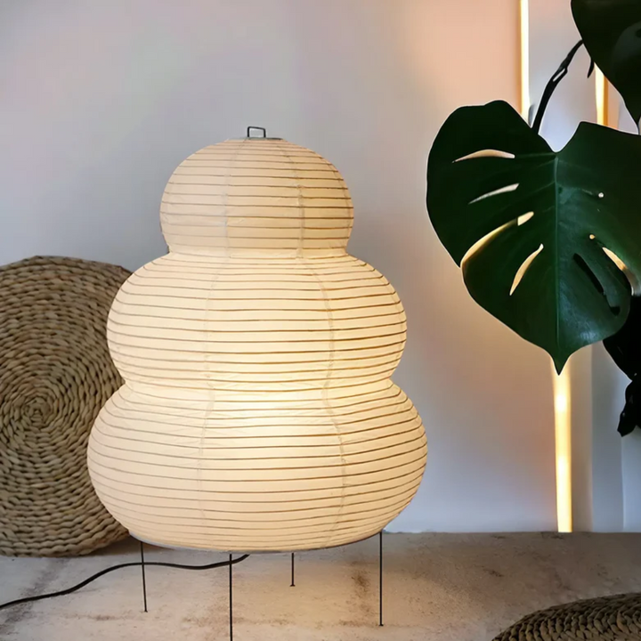 Japansk Wabi-Sabi Gulvlampe - SereneAura