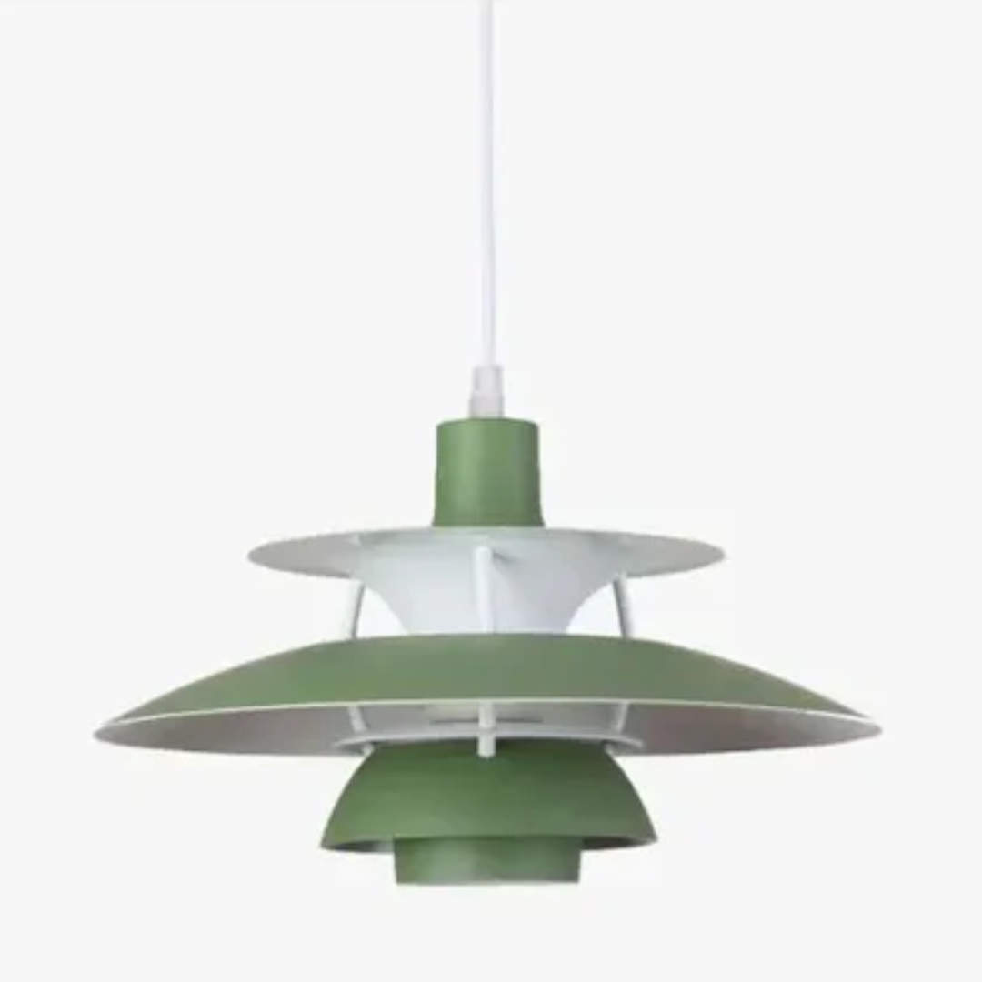 Farverig moderne jern-LED-pendel - ColorLuxe