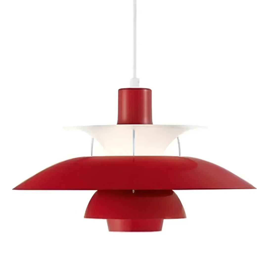 Farverig moderne jern-LED-pendel - ColorLuxe