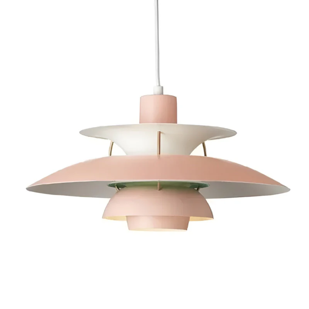 Farverig moderne jern-LED-pendel - ColorLuxe