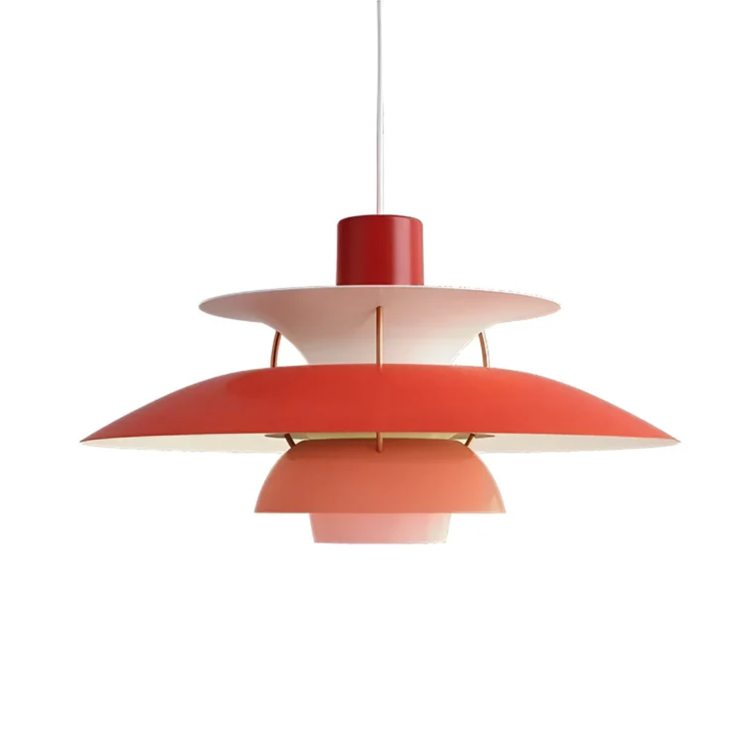 Farverig moderne jern-LED-pendel - ColorLuxe