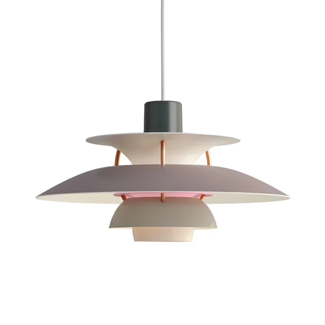 Farverig moderne jern-LED-pendel - ColorLuxe