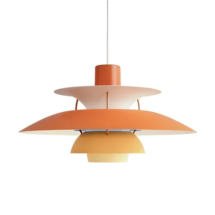 Farverig moderne jern-LED-pendel - ColorLuxe