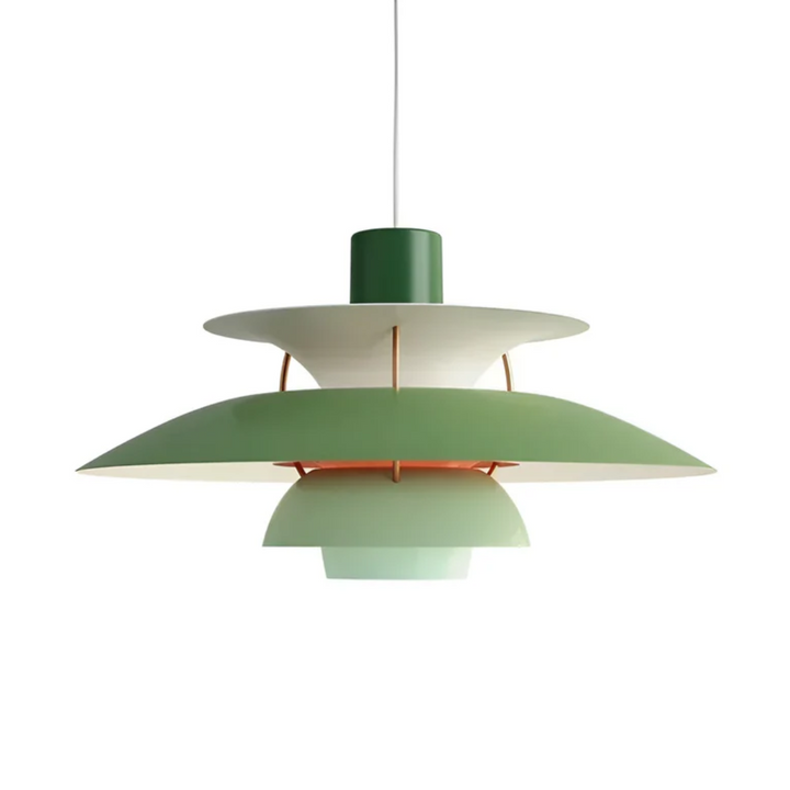 Farverig moderne jern-LED-pendel - ColorLuxe