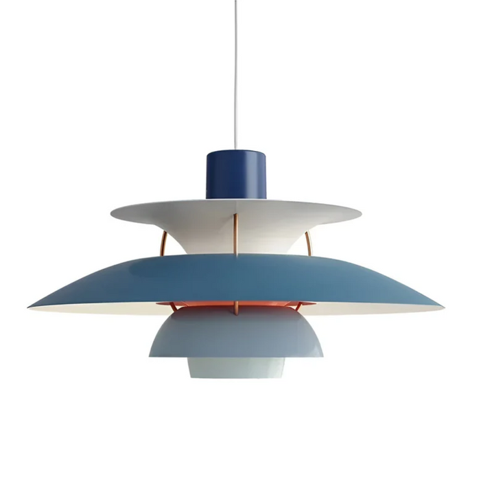 Farverig moderne jern-LED-pendel - ColorLuxe